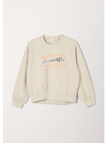 s.Oliver Sweatshirt langarm in Beige