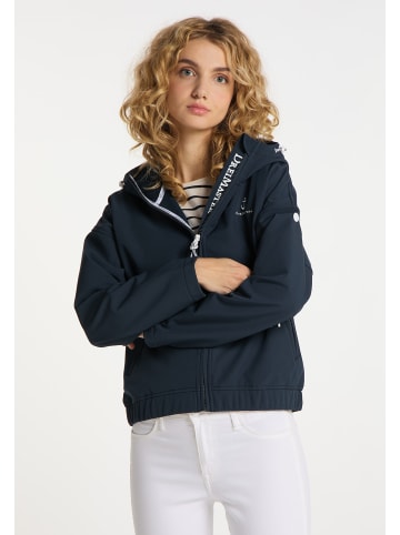 DreiMaster Maritim Softshellblouson in Marine