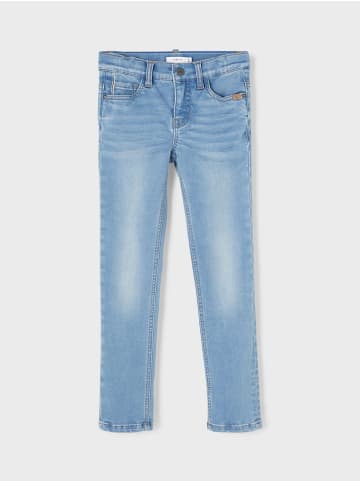 name it Stretch Jeans Slim Fit NKMTHEO in Hellblau