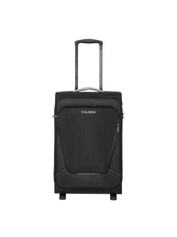 travelite Jetpack Slim 2 Rollen Kabinentrolley 55 cm schwarz