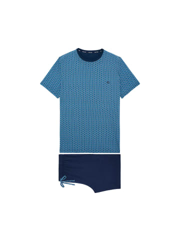 HOM Shorty Martinez Short Sleepwear in blue print
