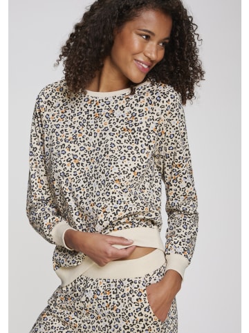 VIVANCE DREAMS Pyjama in creme-schwarz-gemustert