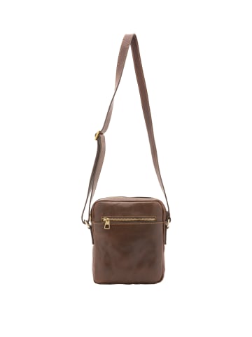 Viola Castellani Umhängetasche in DARK BROWN
