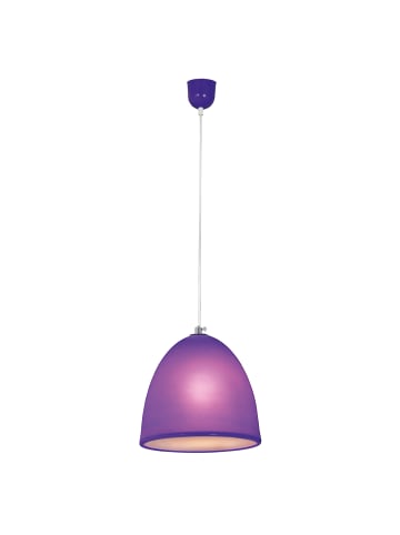 näve Pendelleuchte "CATINUS" in violett - (L)25 cm x (B)25 cm x (H)110.8 cm