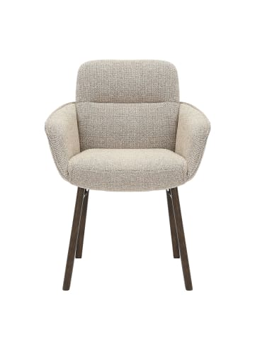 home24 home24 Armlehnenstuhl im modernen Stil in Beige