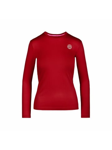 BIDI BADU Mina Tech Roundneck Longsleeve - neongreen in rot