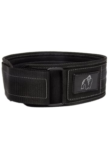 Gorilla Gewichthebergürtel - Nylon 4 Zoll - Schwarzes/Grau