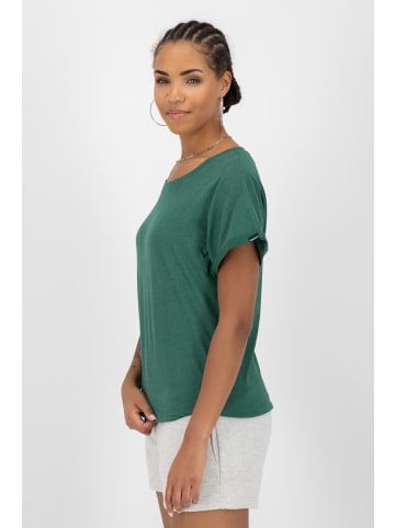 alife and kickin T-Shirt MalaikaAK A in deep emerald melange