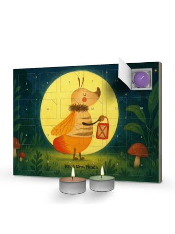 Mr. & Mrs. Panda adventskalender kerzen Glühwürmchen Design ohne... in Weiß