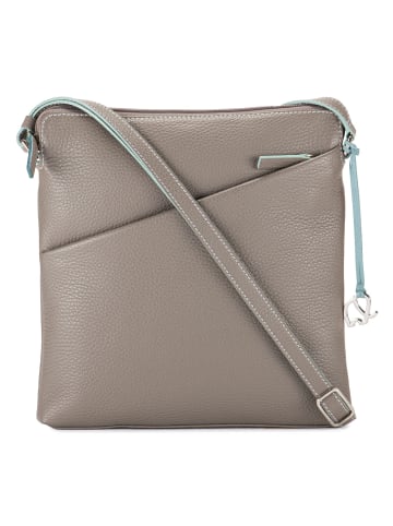 MYWALIT Milano Umhängetasche Leder 24 cm in soft grey