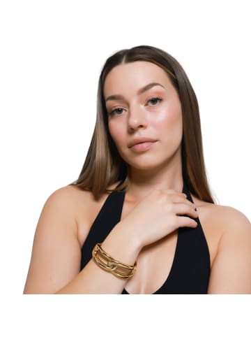 Steel_Art Armspange Damen Aurea goldfarben in goldfarben