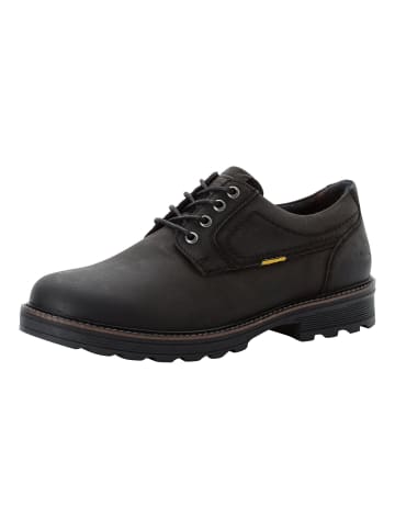 Camel Active Oxford Schnürschuhe aus echtem Leder in Schwarz