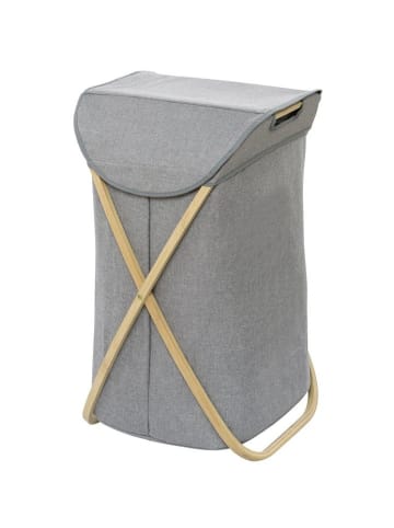 Wenko BAHARI Wäschekorb in Grau, (B) 46 x (H) 68 x (L) 40 cm