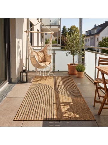 Teppich Boss In- & Outdoor Teppich Mira 1453, Läufer - Schwarz