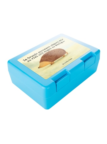 Mr. & Mrs. Panda Bentobox Igel Herzen Design mit Spruch in Weiß