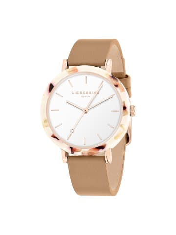 LIEBESKIND BERLIN Armbanduhr Acetat Chic in braun