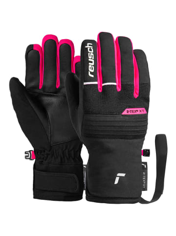 Reusch Fingerhandschuhe Benji R-TEX® XT Junior in 7748 black/white/pink glo