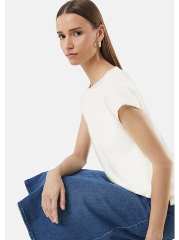 comma T-Shirt in 0100_weiß