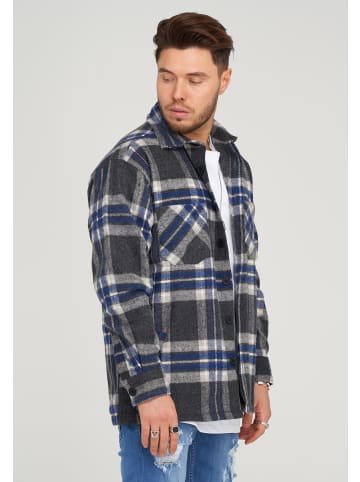 2Y Flanell Overshirt MILIO in Blau