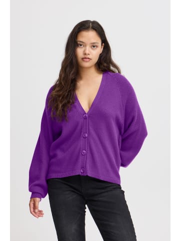 ICHI Strickjacke IHBOSTON CA3 20121506 moderne Strickjacke in Lila