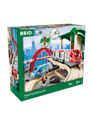 Brio Brio Aktionsspiel Großes Bahn Reisezug Set in bunt