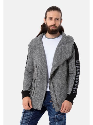 Cipo & Baxx Sweatjacke in GREY