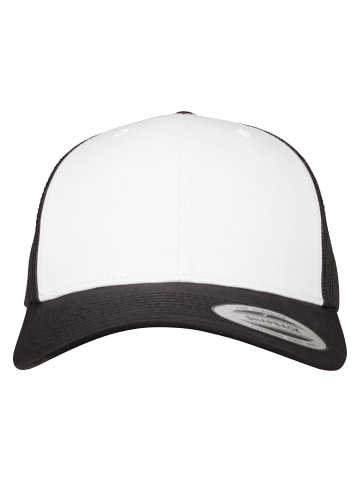Flexfit Flexfit Unisex Retro Trucker Colored Front in blk/wht/blk