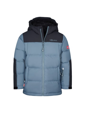 Trollkids Daunenjacke Narvik XT in black/steel blue