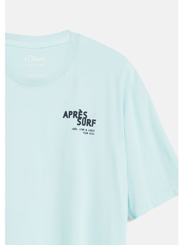 s.Oliver T-Shirt in 64D1_helles türkis