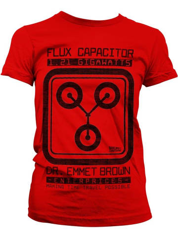 Back To The Future Shirt in Rot