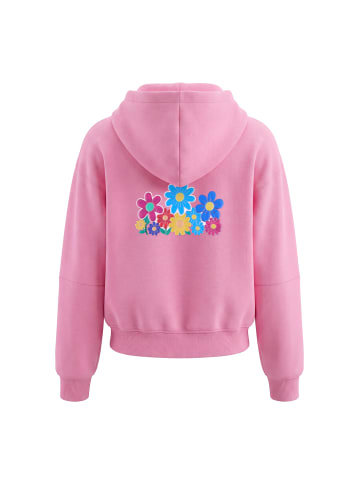 IZIA Women Hoodie in Pink