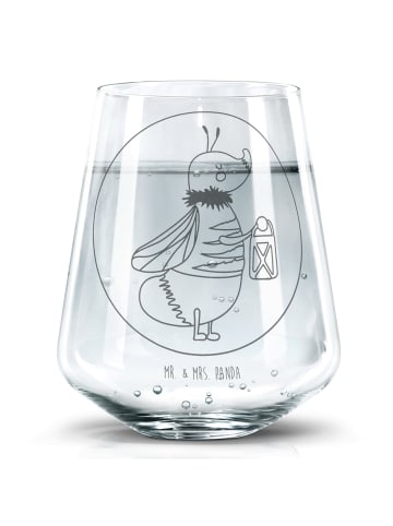 Mr. & Mrs. Panda Trinkglas Glühwürmchen ohne Spruch in Transparent