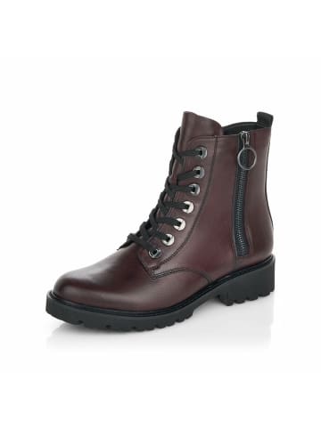 remonte Schnür-Stiefeletten für Damen in dunkelrot
