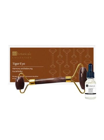Dr Botanicals Tiger Eye Harmony-Jade Gesichtsroller+DB Coco Noir Time Reverse Gesichtsserum