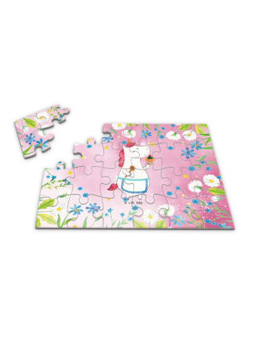 Mr. & Mrs. Panda Puzzle Einhorn Küche ohne Spruch in Rot Pastell