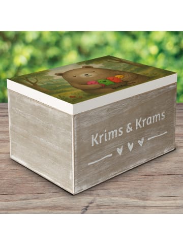 Mr. & Mrs. Panda Geschenkbox Bär Gefühl Design ohne Spruch in Weiß