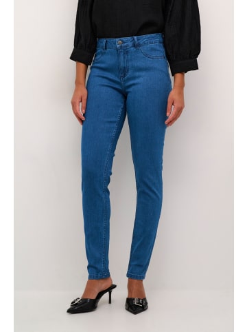 Kaffe Jeans KAlaurine Slim fit in Medium Blue Denim