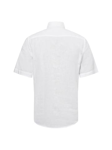 Nils Sundström Freizeithemd mit Leinen-Anteil in weiß