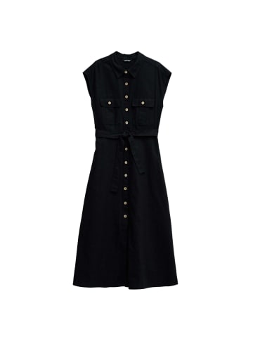 Salsa Jeans Midikleid Sleeveless Shirt Dress in Black