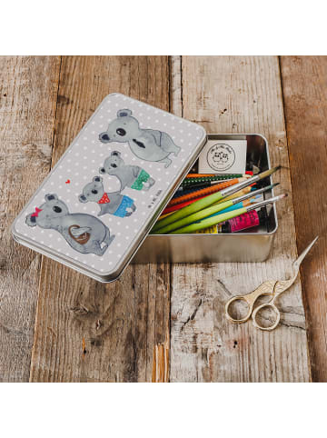 Mr. & Mrs. Panda Aufbewahrungsbox Koala Familie zwei ohne Spruch in Grau Pastell