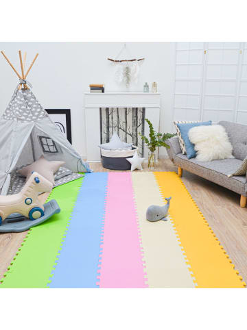 LittleTom Baby Spielmatte Regenbogen 45-tlg. bunt