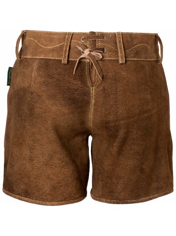 Wiesnkönig Lederhose Sinah in Dunkelbraun