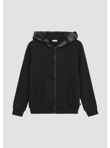s.Oliver Sweatshirt Jacke langarm in Schwarz
