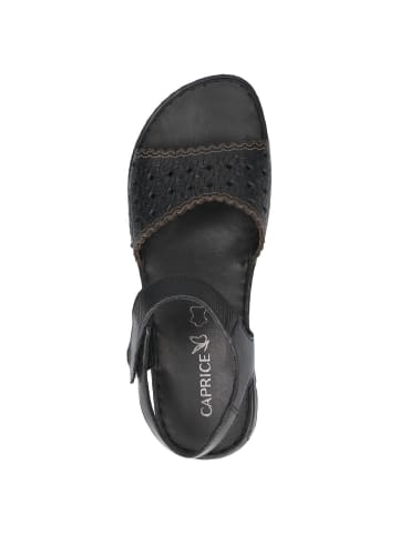 Caprice Sandalette in BLACK NAPPA