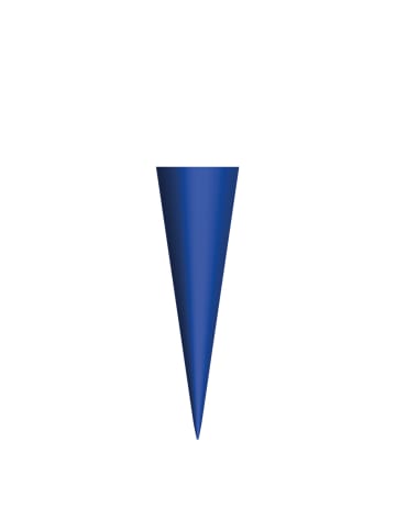 Schultüten-Rohling klein 35 cm ultramarinblau in Blau