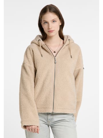 DreiMaster Damen Übergangsjacke Aus Teddy in Beige