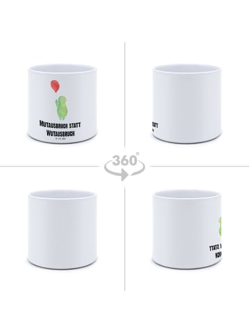 Mr. & Mrs. Panda Übertopf XL Schildkröte Luftballon mit Spruch in Weiß