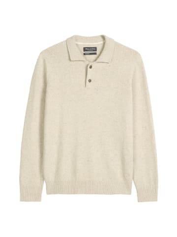 Marc O'Polo Pullover im Polo-Stil regular in gray silk