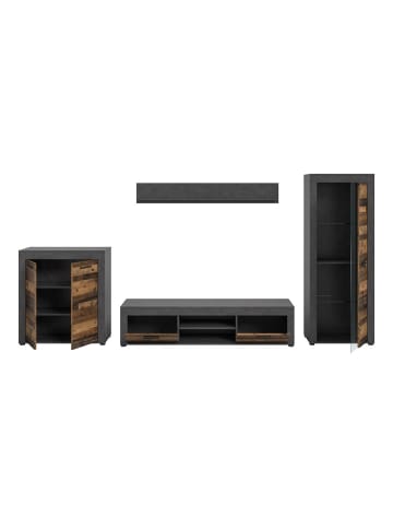 ebuy24 Regalsystem Jam (4-teilig) Natur 159 x 35 cm