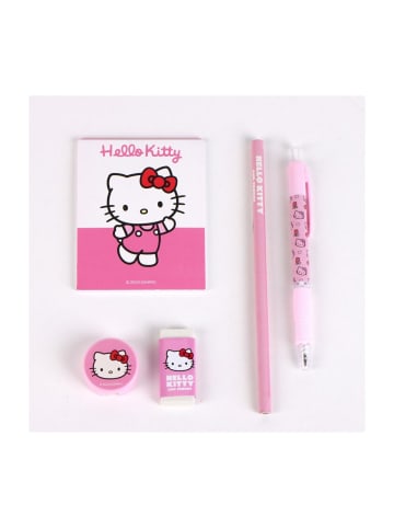 Hello Kitty White Plüsch Federmäppchen gefüllt